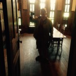 Inside the J. Sidna Allen Home is  Mark Clark ~ Historic Preservation Specialist